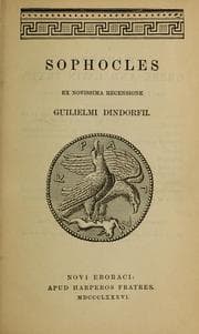 Tapa de Sophocles