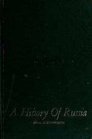 Tapa de A history of Russia