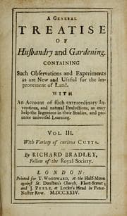 Tapa de A general treatise of husbandry and gardening