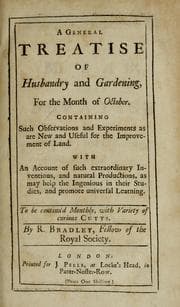 Tapa de A general treatise of husbandry and gardening