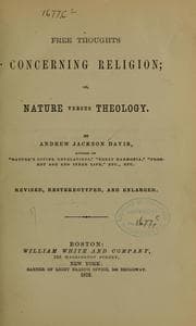 Tapa de Free thoughts concerning religion