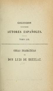 Tapa de Obras dramaticas