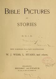 Tapa de Bible pictures and stories...