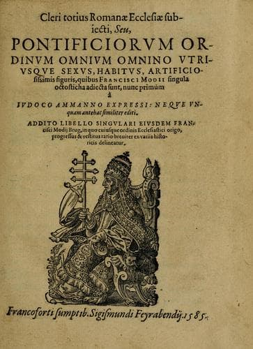 Tapa de Cleri totius Romanae ecclesiae subiecti