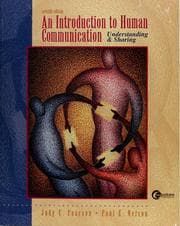 Tapa de An introduction to human communication