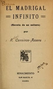 Tapa de El madrigal infinito