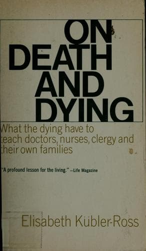 Tapa de On death and dying