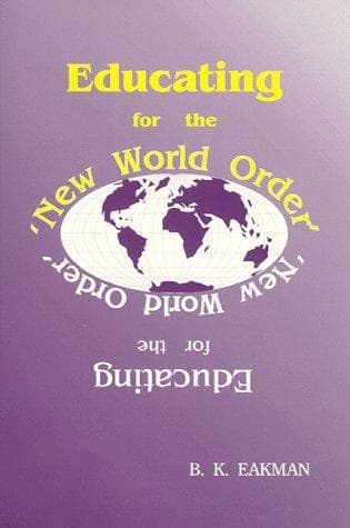 Tapa de Educating for the 'new world order'