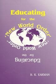 Tapa de Educating for the 'new world order'