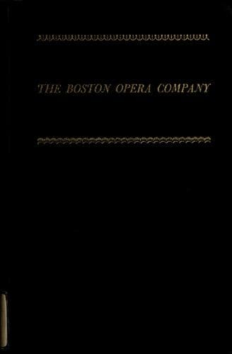 Tapa de The Boston Opera Company
