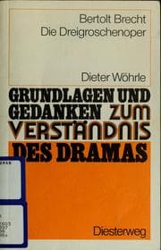 Tapa de Bertolt Brecht, Die Dreigroschenoper