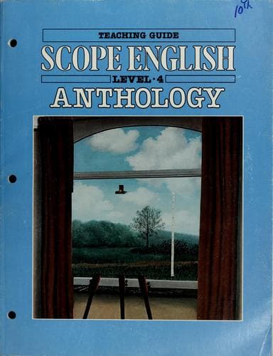Tapa de Scope English anthology
