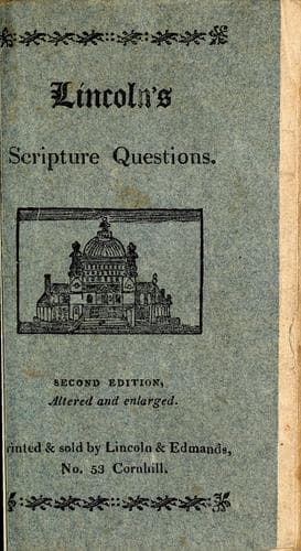 Tapa de Scripture questions; or, Catechetical exercises