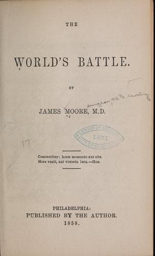 Tapa de The world's battle