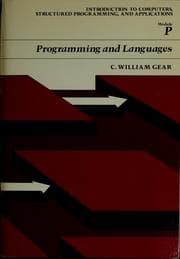 Tapa de Programming and languages