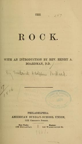 Tapa de The rock