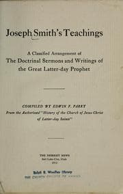 Tapa de Joseph Smith's teachings