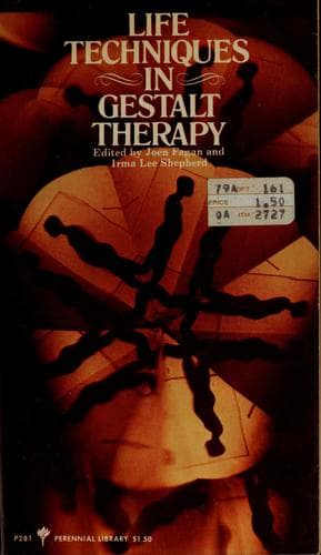 Tapa de Life techniques in Gestalt therapy