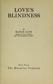 Tapa de Love's blindness