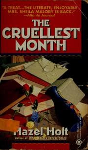 Tapa de The cruellest month