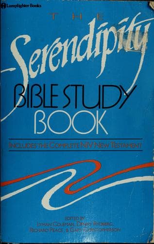 Tapa de The Serendipity Bible study book