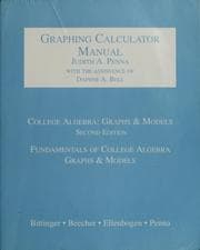 Tapa de Graphing calculator manual