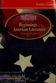 Tapa de Beginnings of American literature