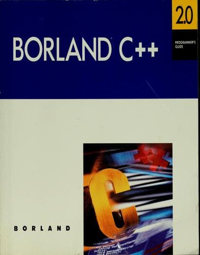 Tapa de Borland C++