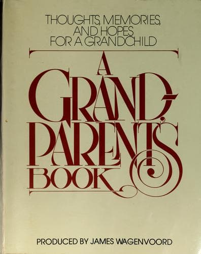 Tapa de A Grandparent's book