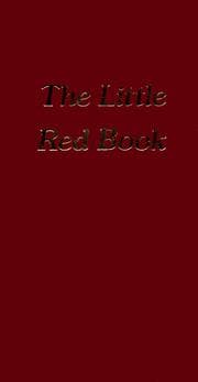 Tapa de The Little red book