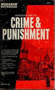 Tapa de Dostoyevsky's Crime and punishment