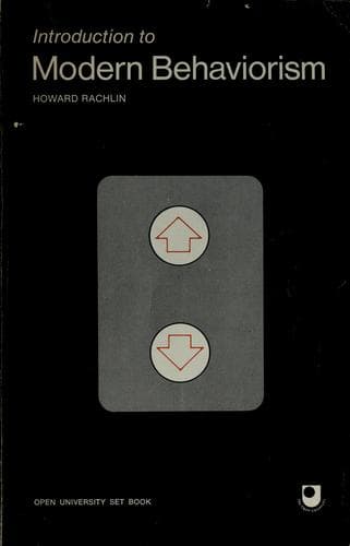 Tapa de Introduction to modern behaviorism