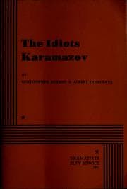 Tapa de The idiots Karamazov