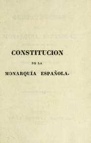Tapa de Constitucion de la Monarquia Española, promulgada en Madrid a 18 de junio de 1837, impresa de orden de S.M. la reina gobernadora