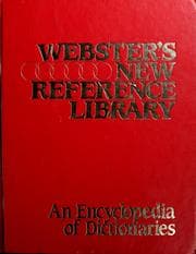 Tapa de Webster's new reference library