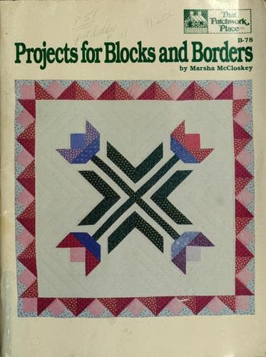 Tapa de Projects for blocks and borders