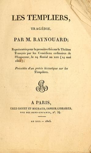 Tapa de Les Templiers