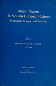 Tapa de Major themes in modern European history