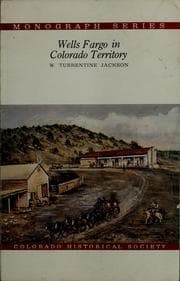 Tapa de Wells Fargo in Colorado Territory