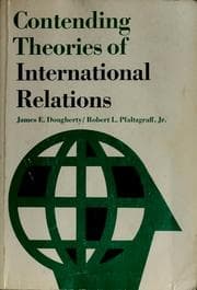 Tapa de Contending theories of international relations