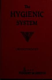 Tapa de The Hygienic System, Vol II, Orthotrophy