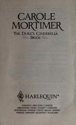 Tapa de The Duke's Cinderella Bride