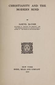 Tapa de Christianity and the modern mind