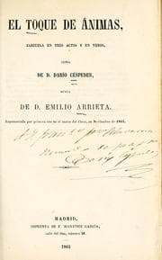 Tapa de El toque de ánimas