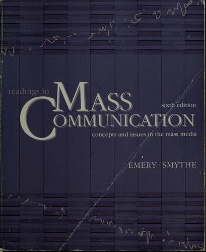 Tapa de Readings in mass communication