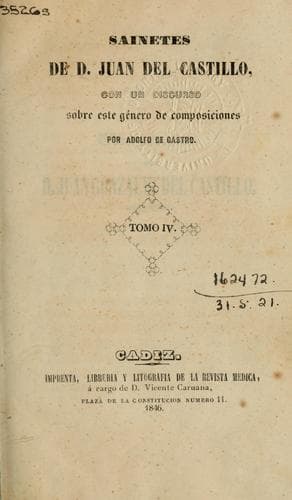 Tapa de Sainetes