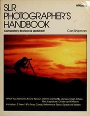 Tapa de SLR photographers handbook