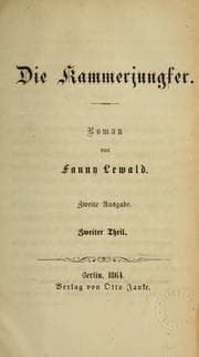 Tapa de Die Kammerjungfer