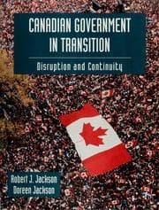 Tapa de Canadian government in transition