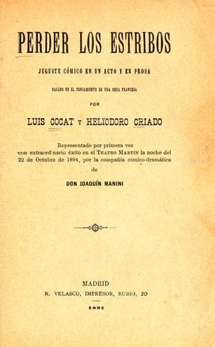 Tapa de Perder los estribos